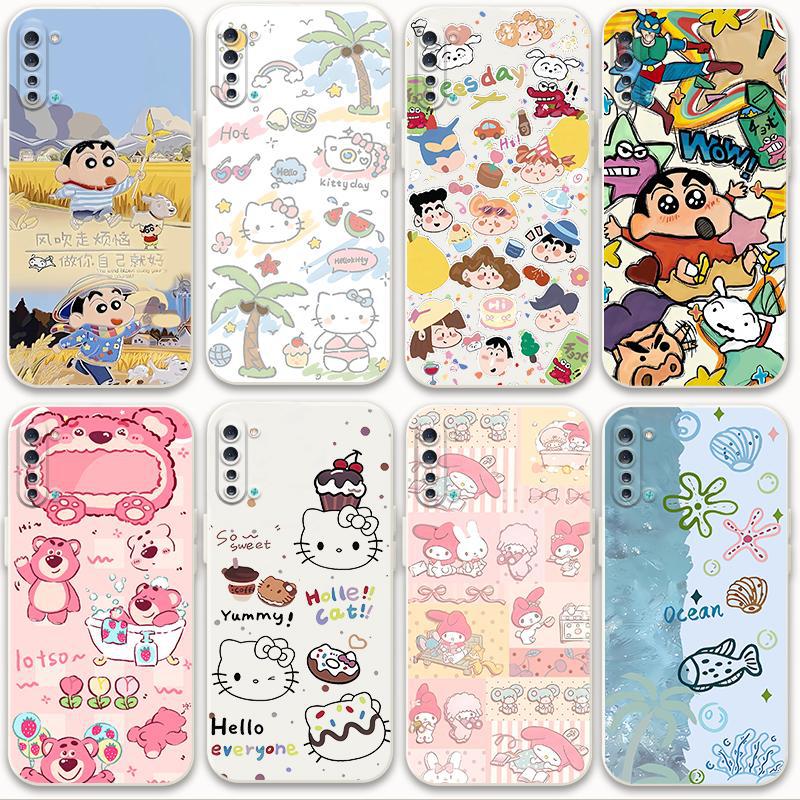 适用opporeno3手机壳蜡笔小新ren