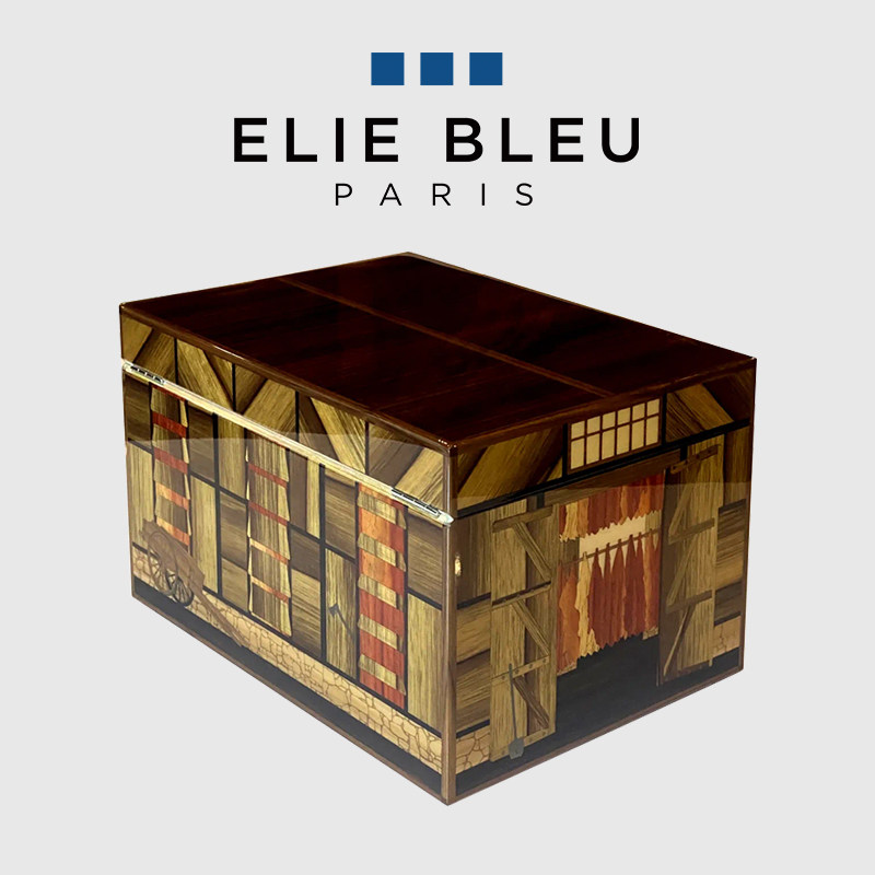 ELIE BLEU晾仓V3系列75支装雪松木雪茄保湿盒烟盒限量199