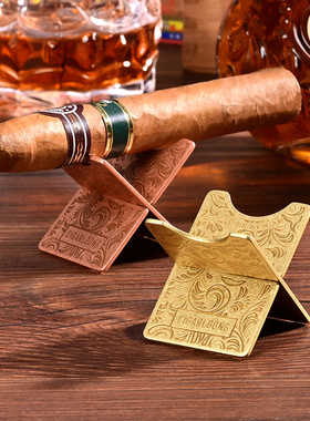 茄龙（CIGARLOONG）雪茄烟托不锈钢材质便携式开合托架礼盒CL-099