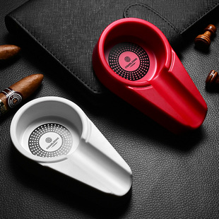 茄龙雪茄烟灰缸便携式大口径时尚摆件灭烟器多色可选 CL-M044