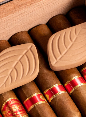 茄龙叶子型陶土保湿片手卷烟丝雪茄口粮加湿片烟具增湿CLX-23JX1