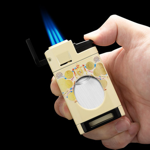 CIGARLOONG茄龙雪茄打火机便携防风直冲多功能打火机CLB-23IX2