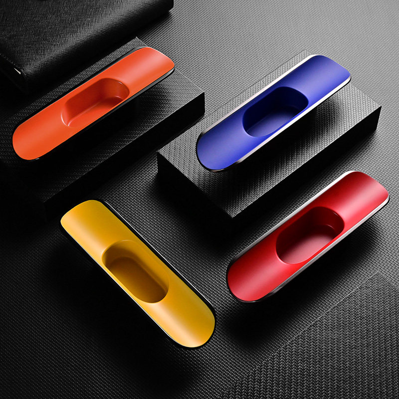 茄龙雪茄烟灰缸创意陶瓷家用烟缸彩色个性便携式摆件防风灭烟器