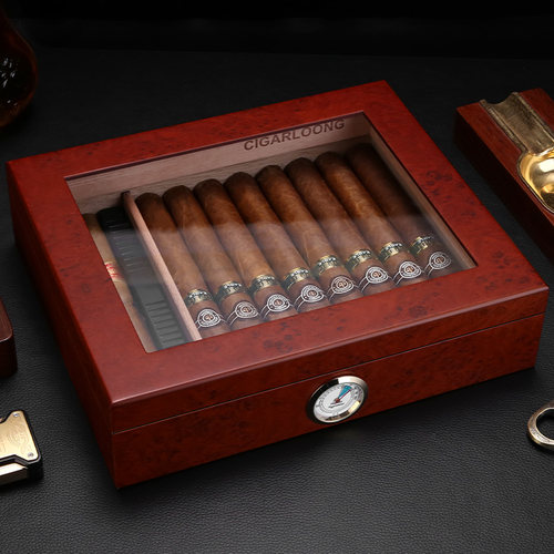CIGARLOONG茄龙雪茄保湿盒大容量