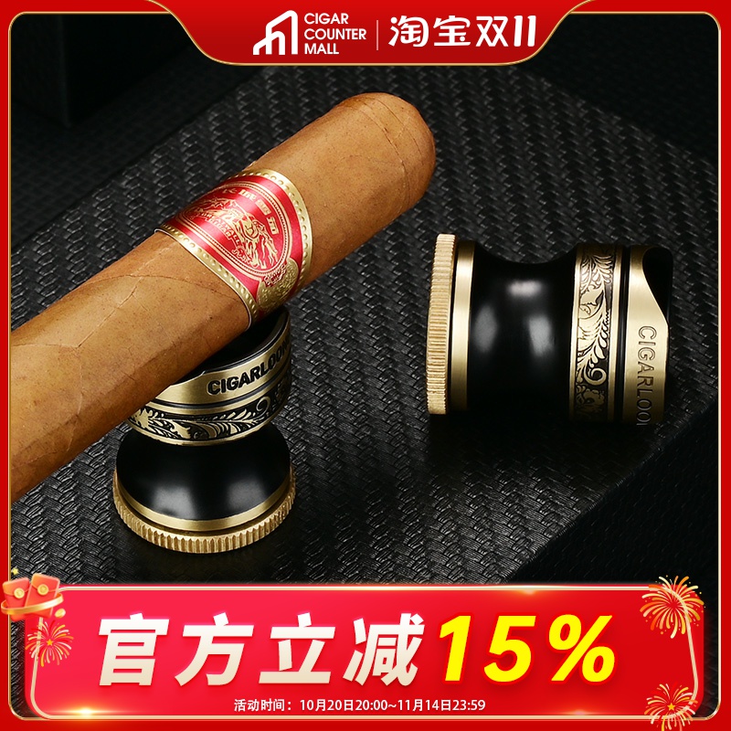 茄龙雪茄烟托大口径烟槽个性随身便携底部钻空器礼盒包装CL-YT-5