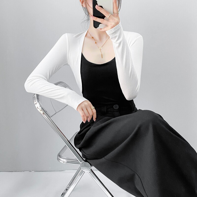 舞蹈瑜伽上衣披肩坎肩形体外搭开衫纯棉舞蹈服芭蕾披肩古典舞成人