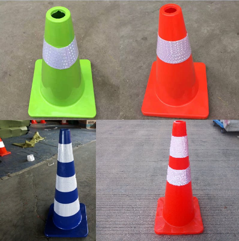 PVC路锥圆锥塑料反光雪糕桶厂区路障TPE路锥VOC检测燃烧报告伸缩
