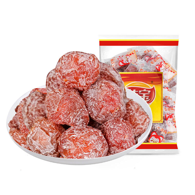 【主播专享】佳宝老婆梅500g*2袋话梅干酸甜梅子蜜饯果脯休闲零食
