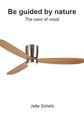 Flower Ones高端实木吸顶吊扇现代简约客餐厅2025新款静音风扇灯