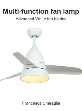 Flower Ones儿童房小吊扇灯卧室男孩房静音女孩子护眼电风扇灯具