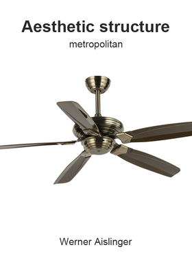 Flower Ones 2025年新款美式复古吊扇客厅餐厅高端全能遥控电风扇