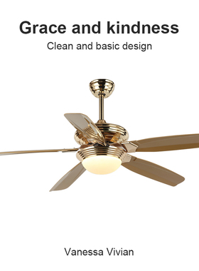 Flower Ones欧式静音吊扇复古客厅家用高端餐厅2025新款电风扇灯