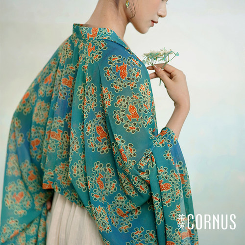 茱萸CORNUS 鹿鸣 法门寺披衫 汉服唐女装对襟国风日常中式上衣