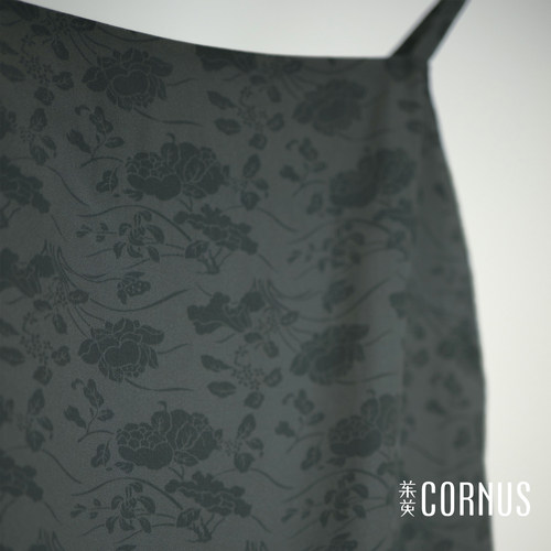 茱萸CORNUS 曲院秋荷  春夏真丝吊带汉服内搭新品印花