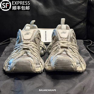 休闲运动鞋 厚底增高情侣鞋 潮 男女2025冬季 九代巴黎3xl做旧老爹鞋