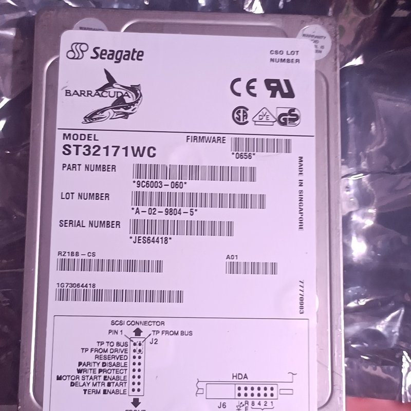 请询价ST3217WC6 scsi服务器硬盘 ，成色高新看上图片