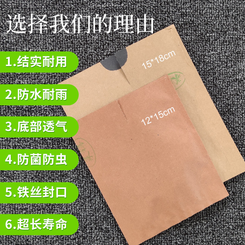 杏子套袋专用袋水果套袋黄杏白杏袋子包果袋纸袋李子猕猴桃防虫鸟