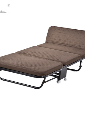TP1013三折海绵折叠床办公室午休单人床医院陪护活动床椅