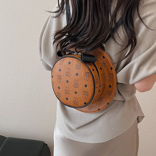 法国设计感礼帽双肩包女2025新款潮时髦小熊单肩斜挎包小众帽子包