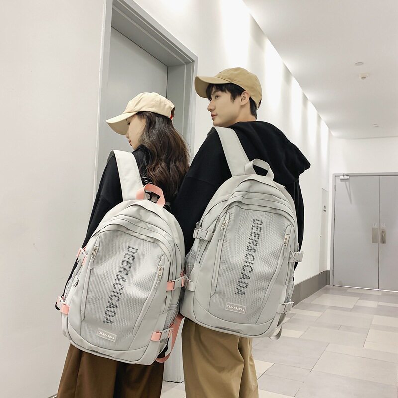 大容量休闲旅行背包个性软皮女包