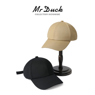 mrduck觅途 高级感羊毛真丝混纺棒球帽子女显脸小 设计师自留款