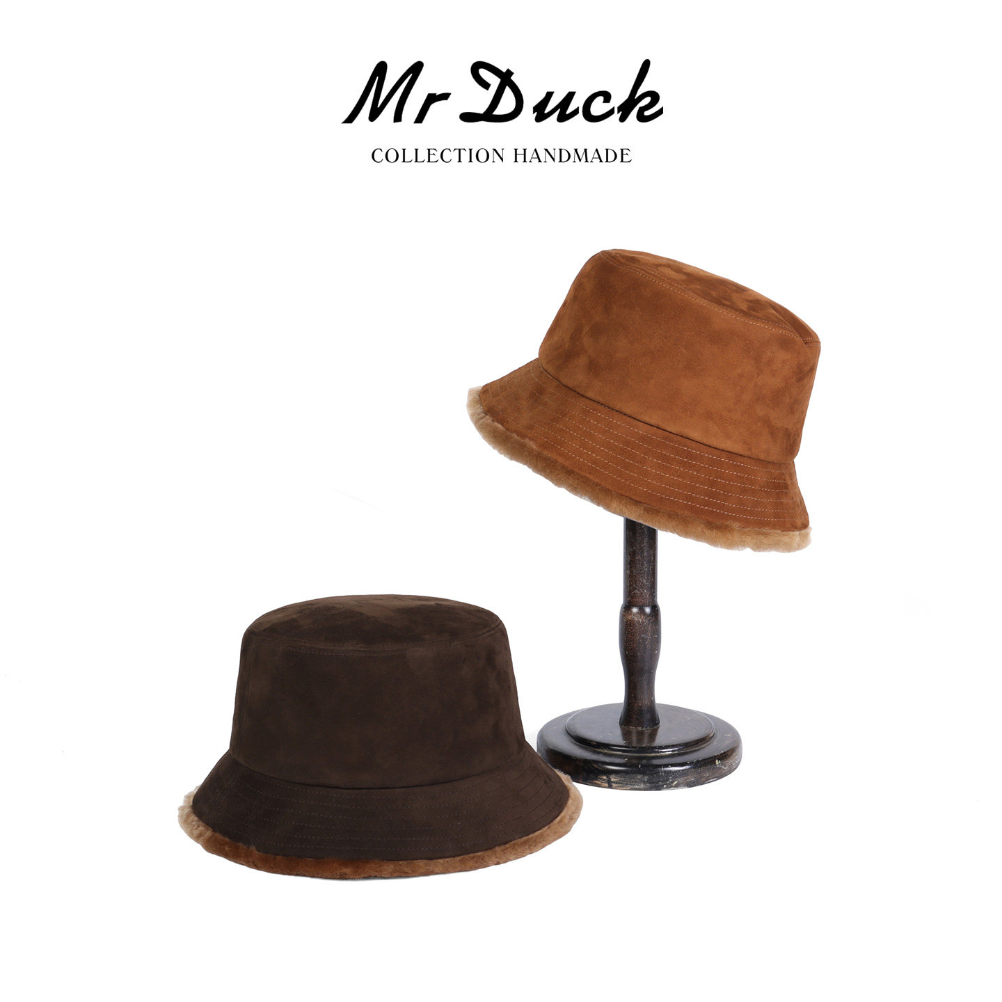 mrduck如故 高定皮毛一体加绒渔夫帽女秋冬羽绒服穿搭防寒盆帽子,服饰配件/皮带/帽子/围巾,帽子,淘宝优惠券,粉丝福利购,淘宝优惠卷