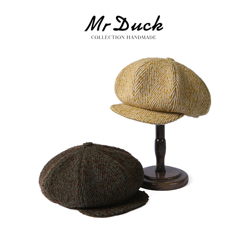 报童帽mrduck画家帽女秋冬