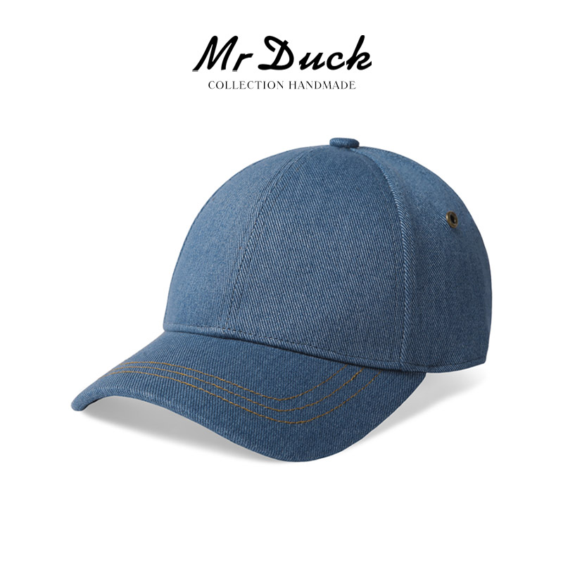 mrduck进口日本牛仔风棒球帽男女