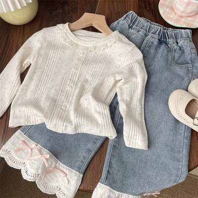 女宝宝圆领长袖T恤森系