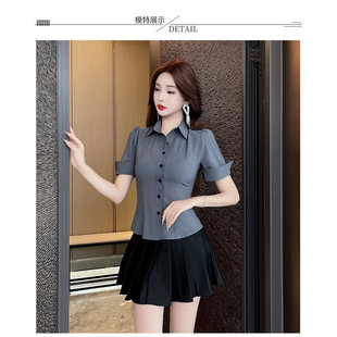 2026新款酒店桑拿服足浴技师工作服足疗沐足按摩空姐制服夏女套装