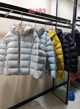 商场同款ALY86183加绒加厚95白鸭绒羽绒服保暖冬季百搭女士