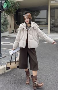 商场同款58081高端简约品质羽绒服时尚高端气质款休闲女装宽松