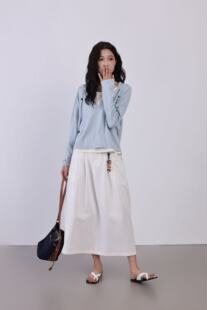 2026春季新款假两件撞色连帽长袖T恤女别致减龄内搭上衣