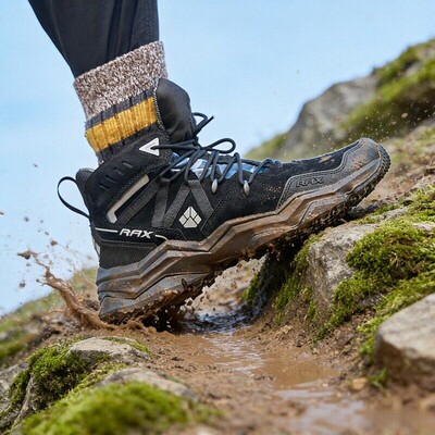 RAX高帮防滑耐磨透气登山鞋男