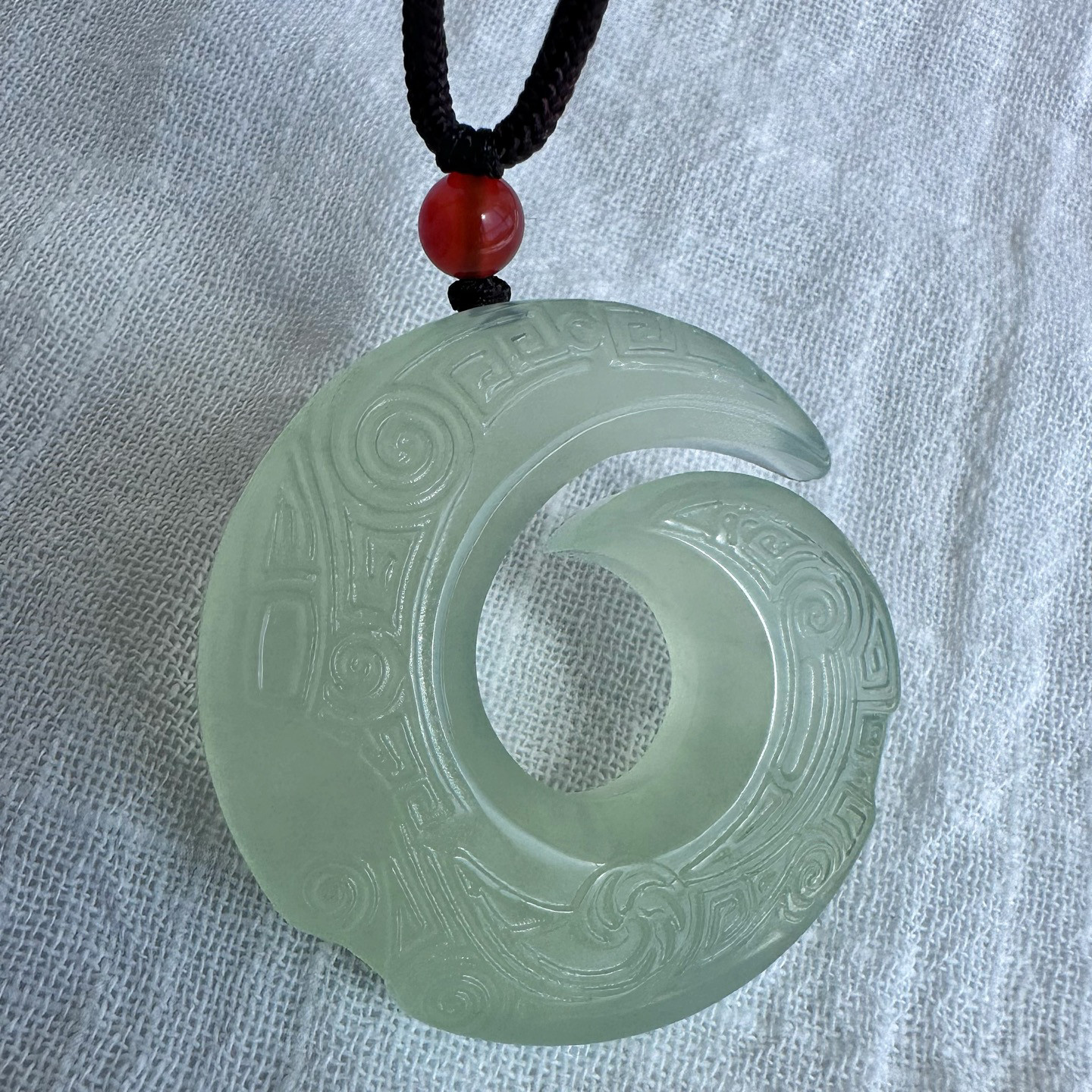 一物一拍天然岫岩玉时来运转平安吊坠岫玉石项链颈饰玉坠佩挂件饰