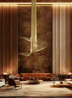 设计师Flick吊灯酒店别墅大堂中空楼梯走廊所宴会厅客餐厅吸顶灯