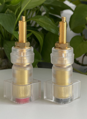 EIZZ EZ-318音箱喇叭接线柱 端子 碲铜镀金胆机功放音响香蕉插座