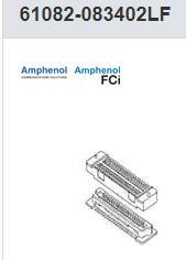 61082-083402LF 板对板与夹层连接器 80P RECPT W/POLARIZATION