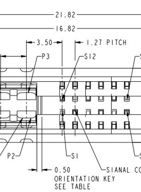 10140155-004LF HPCE VT Receptacle 2LP12S