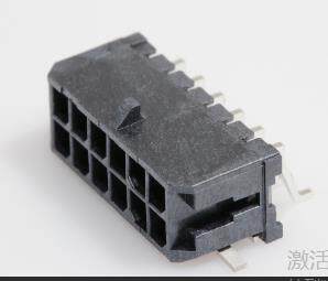 430451209 MOLEX  电源 Micro-Fit 3.0 线对板   弯公 12P
