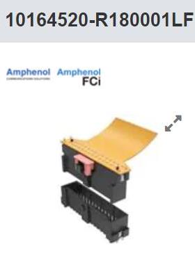 10164520-R180001LF 板对板与夹层连接器 FLEXLOCK 18P FCI连接器