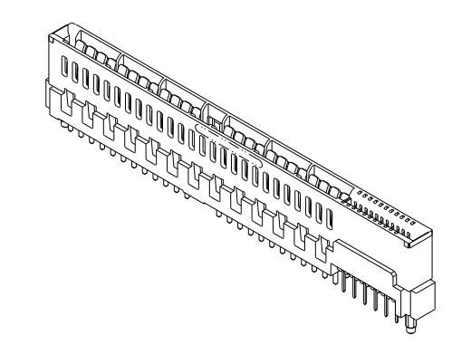 10124028-004LF HPCE VT Receptacle ASM 52P22S Omitted 4P