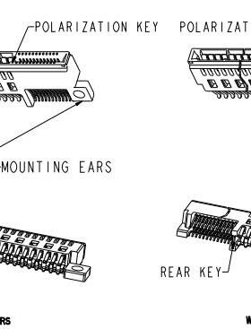 101269333204244CLF FCI  电源  HPCE STMT REC 36P24S