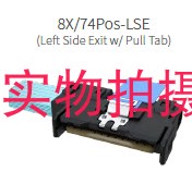 服务器高速线缆 8X74P 左弯式 拉环  HL-8X74P-LSE-PT 长 250