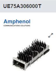 UE75A306000T 安费诺 I/O 连接器 XFP 座子 20PIN 板座