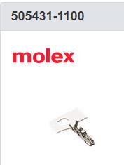 505431-1100 MOLEX 端子  MicroLock Plus Recep Term 26-30AWG