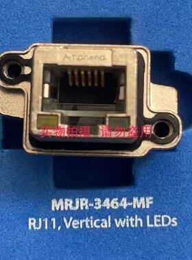 MRJR-3464-MF 安费诺FCI连接器 防水防尘 Rugged RJ11直插式 IP67