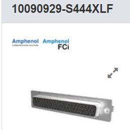 10090929-S444XLF D-Sub 44P 母STRT SKT UNC 4-40 CLINCH NUTS