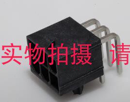 50362462 MOLEX 电源 线对板  Mini-Fit Jr 弯公 6P 黑色