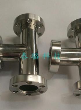 CF法兰三通接头/刀口超高真空松套活套/CF16/25/35/50/63/100/150